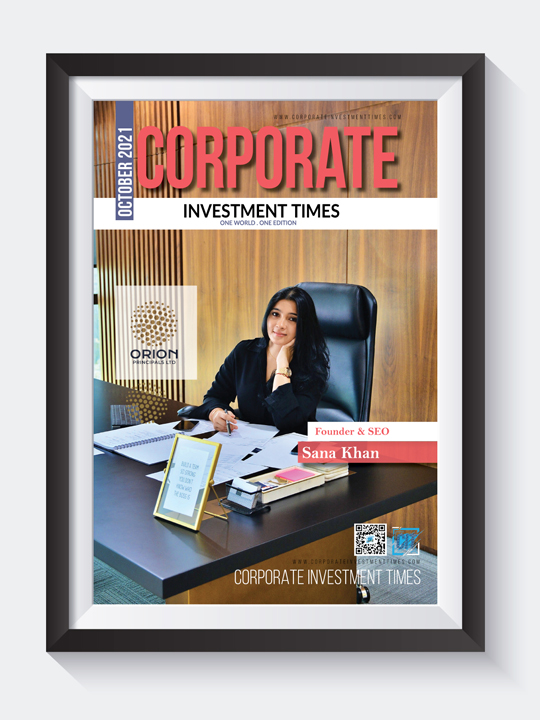 Corporate Investment Times October 2021 with Sana Khan on Cover