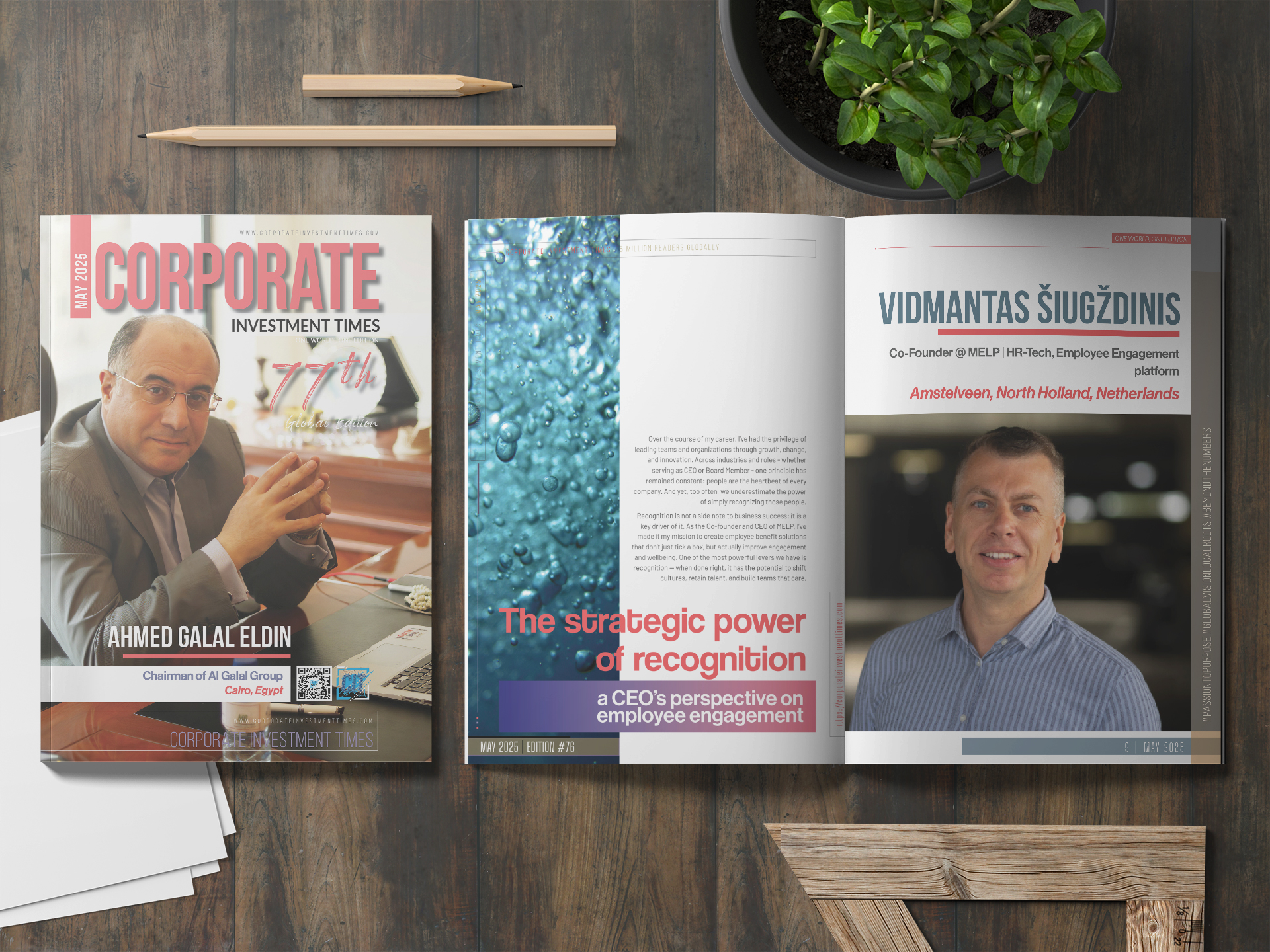 The strategic power of recognition, a CEO’s perspective on employee engagement by Vidmantas Šiugždinis, Co-Founder, MELP from North Holland, Netherlands
